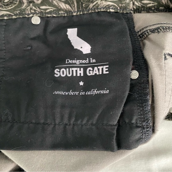 NWT AG x Anthropologie Velvet High Rise Stevie Ankle Skinny Jean brown black 32 - Picture 10 of 16